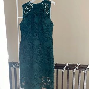 Vera Wang Green formal lace dress- Size8